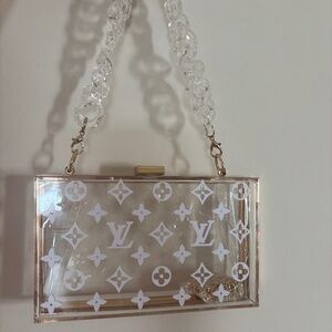 Clear LV Print Bag 🤍